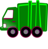 Green Garbage Truck Clip Art