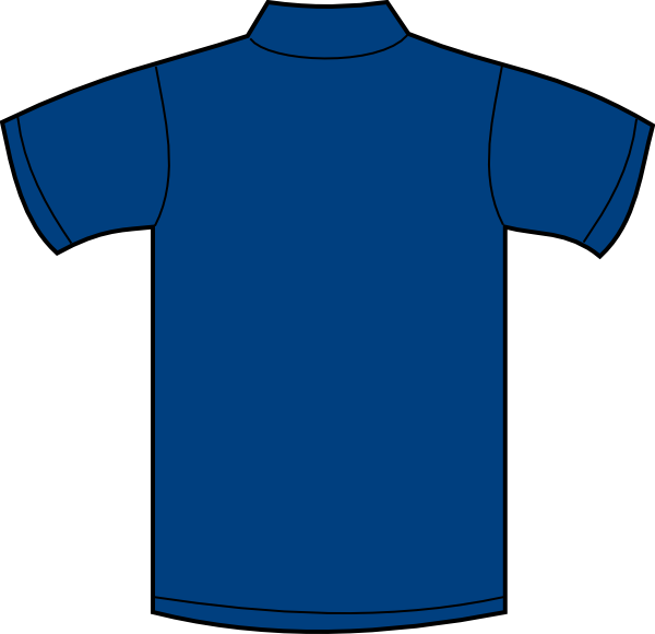 Dark Blue Jersey Clip Art at Clker.com - vector clip art online ...