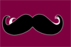 Mustache Looty Clip Art
