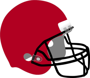 Crimson Football Helmet Clip Art