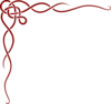Celtic Knot Vine Red Clip Art