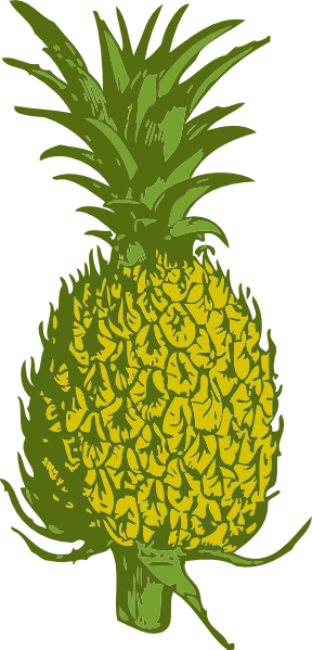 Download Pineapple Clip Art at Clker.com - vector clip art online, royalty free & public domain
