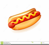 American Hot Dog Clipart Image