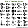 Black Toolbar Icons Image