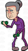 Woman Exercising Clipart Image