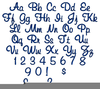Fonts Alphabet Cursive Image