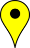 Map Pin Yellow Clip Art