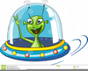 Alien Spaceship Clipart Image