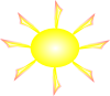 Sun And Rays Clip Art