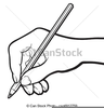 Black And White Pencil Clipart Image