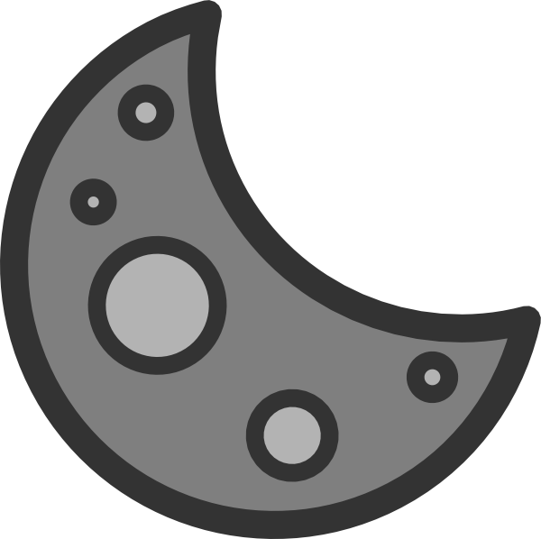 Download Crescent Moon Clip Art at Clker.com - vector clip art ...