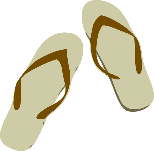 Flip Flops Clip Art at Clker com vector clip art online 