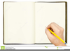 Notebook Page Clipart Image