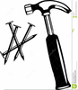 Hammer And Nails Clipart Image