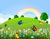 Public Domain Rainbow Clipart Image