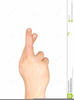 Free Crossed Fingers Clipart Image