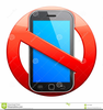 Free Clipart No Cell Phone Sign Image