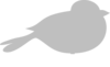 Bird Gray Clip Art