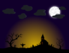 Halloween Scene Clip Art