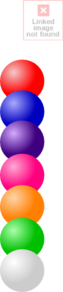 Colored Balls Clip Art