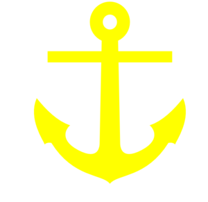 Yellow Anchor Clip Art