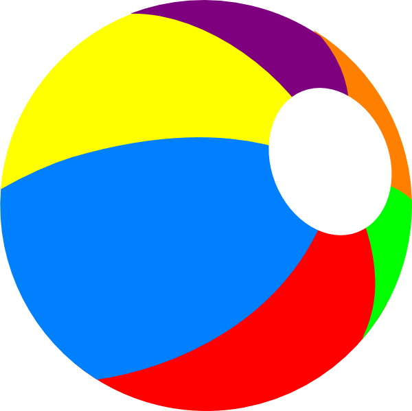 Beachball, Primary Clip Art at Clker.com - vector clip art online ...