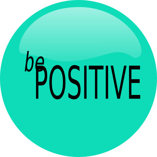 Be Positive Clip Art at Clker.com - vector clip art online, royalty