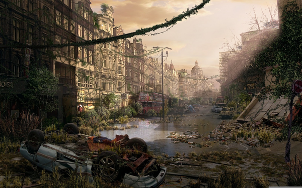 Apocalyptic City | Free Images at Clker.com - vector clip art online ...