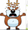 Cartoon Rudolph Clipart Image