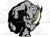 Clipart Rhinoceros Cartoon Image