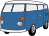 Blue Van Clip Art