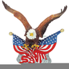 Civil War Eagle Clipart Image