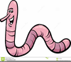 Animated Earthworm Clipart Image