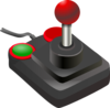 Old School Joystick Clip Art