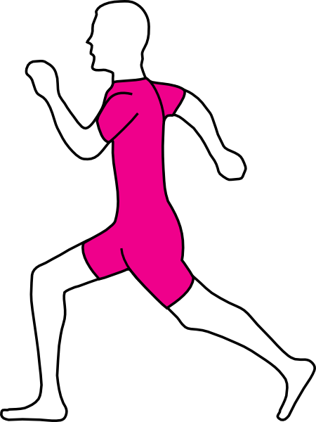 Running Man Clip Art at Clker.com - vector clip art online, royalty