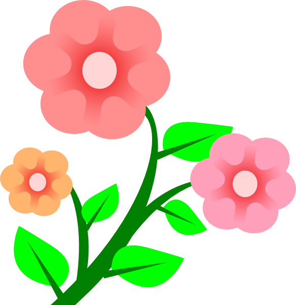 Flowers Roses Clip Art at Clker.com - vector clip art online, royalty ...