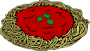 Spaghetti And Sauce Clip Art