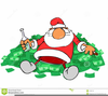 Santa With Money Clipart Image
