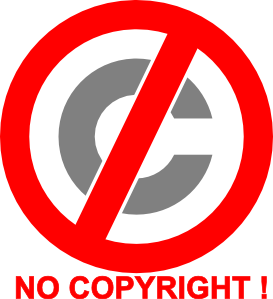 No Copyright Icon Clip Art