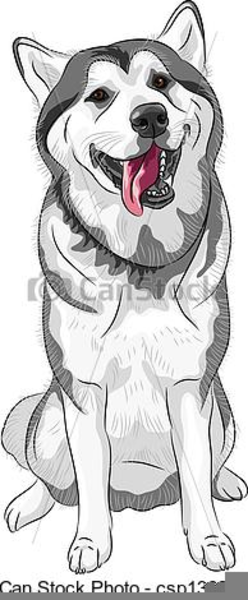 Clipart Sled Dog | Free Images at Clker.com - vector clip art online