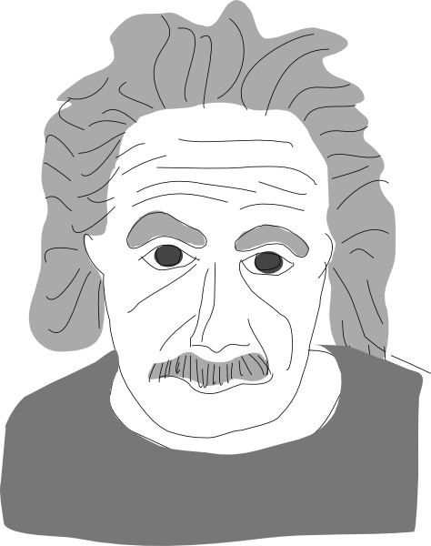 Albert Einstein Cartoon Clip Art at Clker.com - vector clip art online