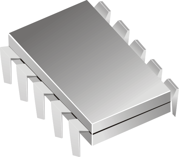 Microchip Electronics Ic Clip Art at Clker.com - vector clip art online