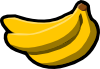 Bananas Icon Clip Art