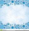Free Clipart Snowflakes Background Image