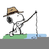 Gone Fishing Cartoon Clipart Image
