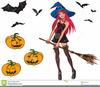 Friendly Witch Clipart Image