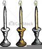 Candle Holder Clipart Image