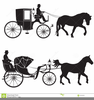Horse And Carriages Clipart Image