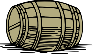 Large Barrel Clip Art