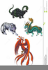 Mythological Creatures Clipart Image